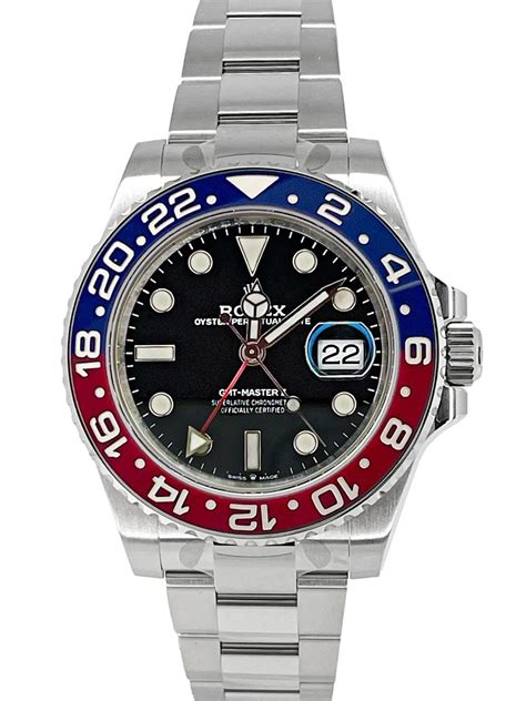 rolex gmt master ii pepsi oystersteel men's luxury watch 126710blro-0002|rolex 126710 for sale.